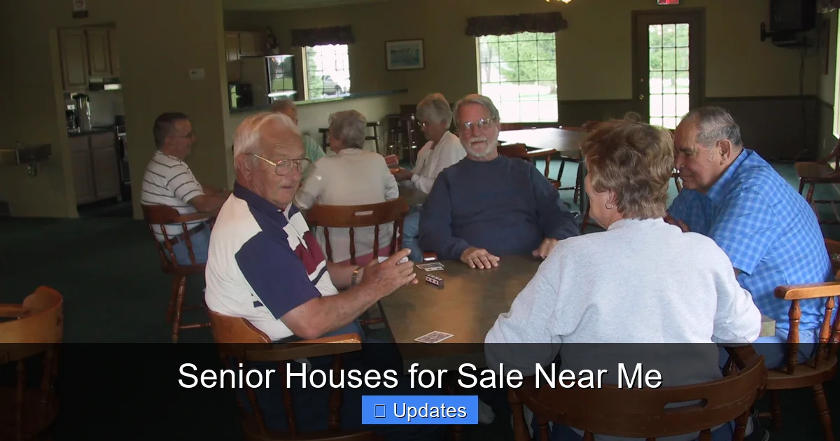 Senior Houses for Sale Near Me
