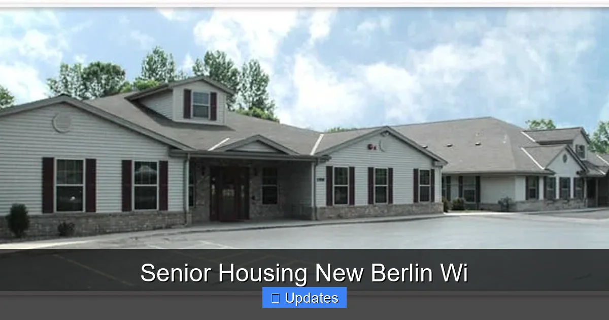Senior Housing New Berlin Wi