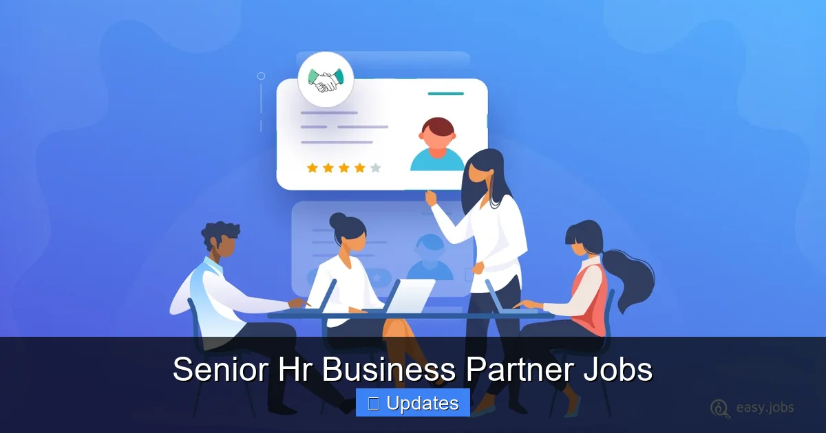 Senior Hr Business Partner Jobs