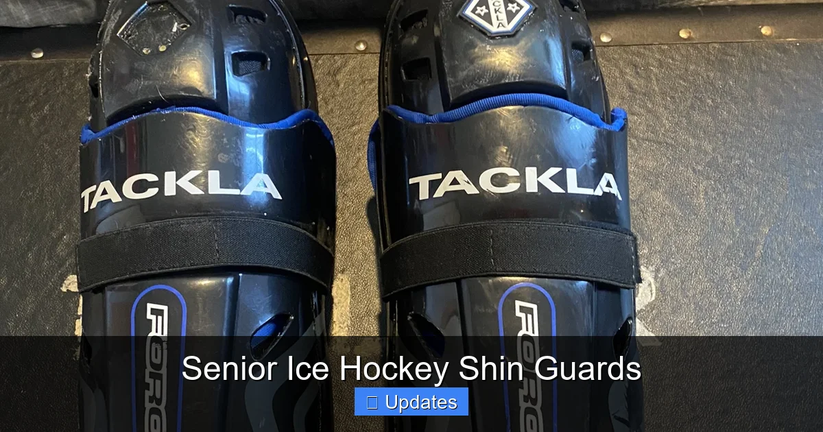 Senior Ice Hockey Shin Guards
