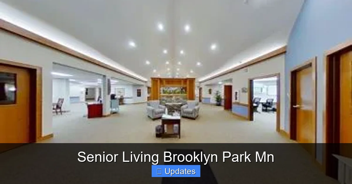 Senior Living Brooklyn Park Mn