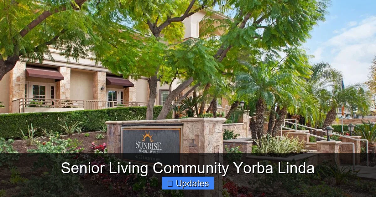 Senior Living Community Yorba Linda