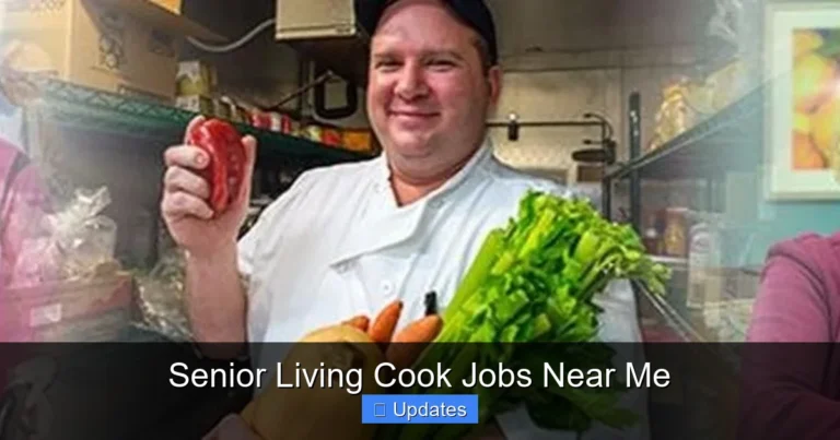 Senior Living Cook Jobs Near Me