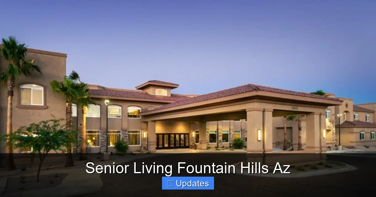 Senior Living Fountain Hills Az