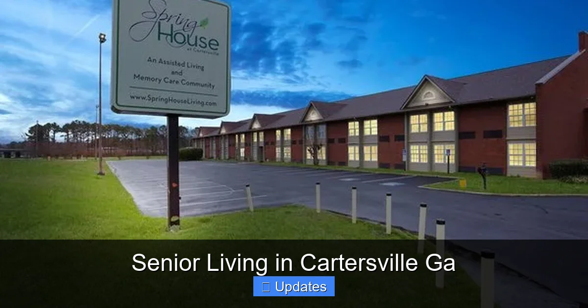 Senior Living in Cartersville Ga