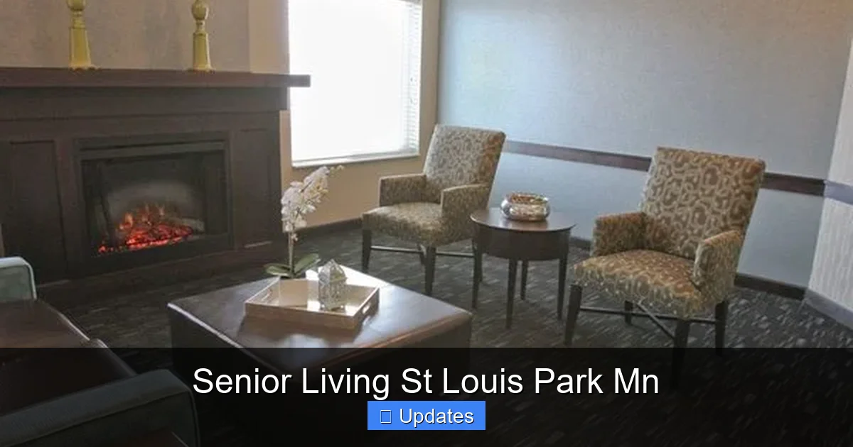Senior Living St Louis Park Mn