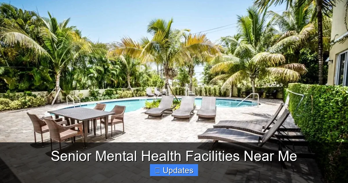 Senior Mental Health Facilities Near Me
