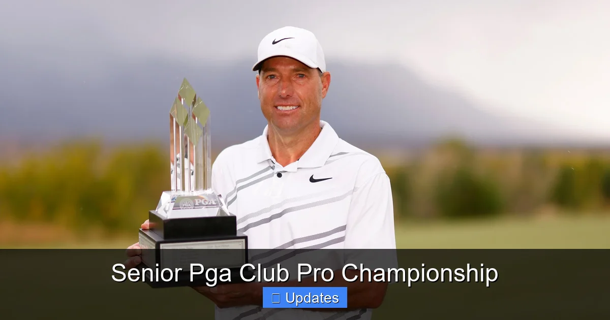 Senior Pga Club Pro Championship