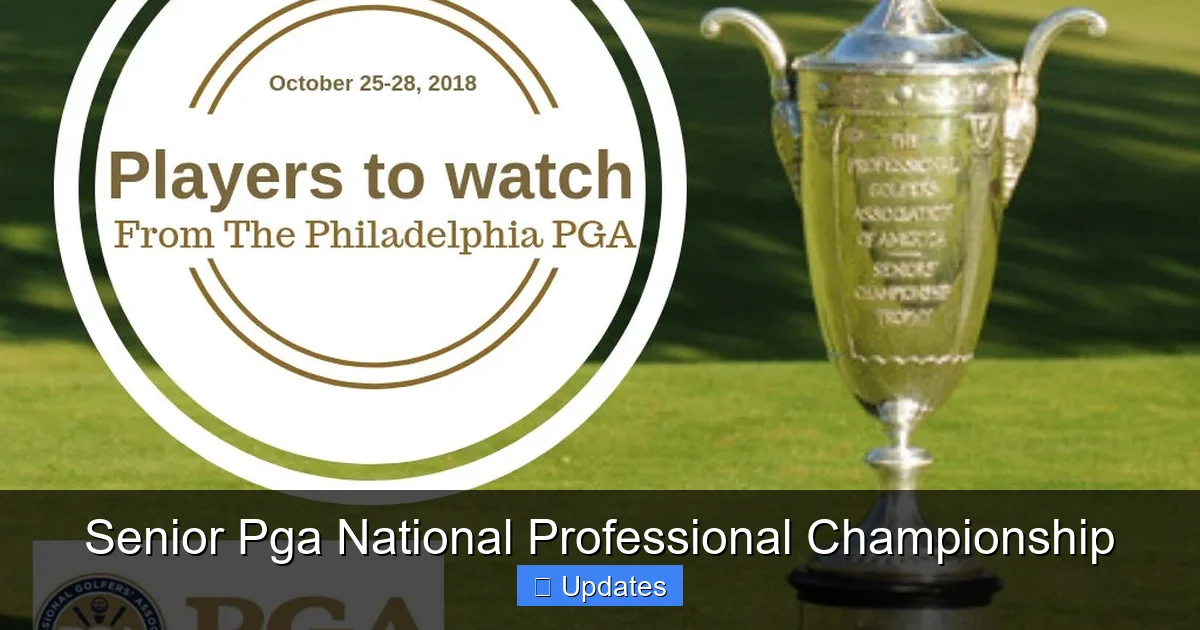Senior Pga National Professional Championship