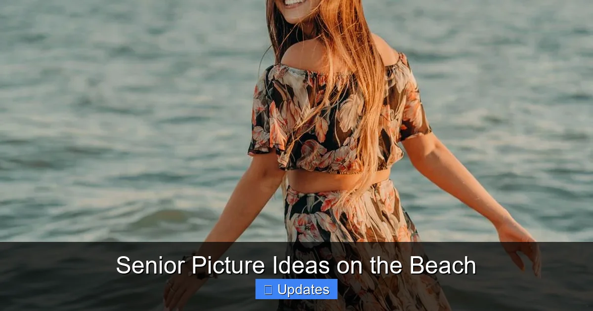 Senior Picture Ideas on the Beach