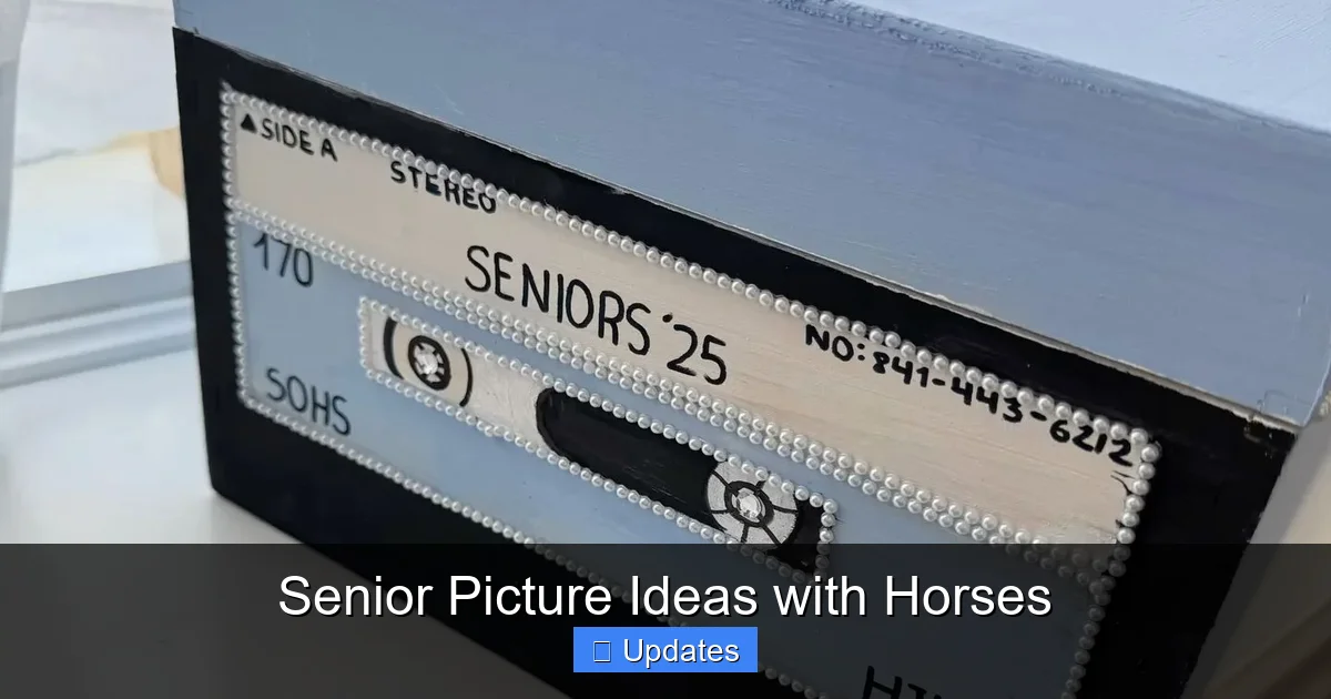 Senior Picture Ideas with Horses - SeniorsProTalk