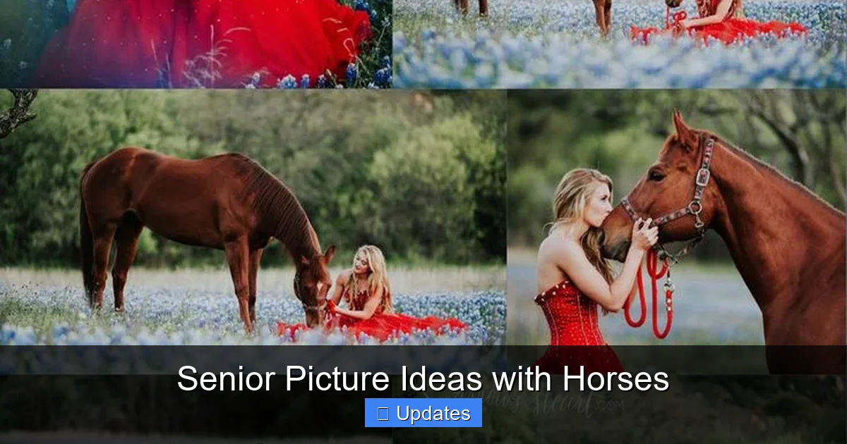 Senior Picture Ideas with Horses - SeniorsProTalk