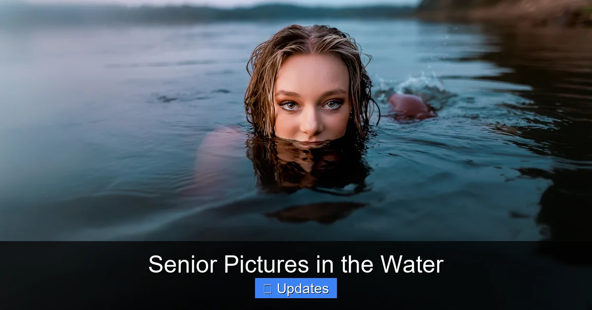 Senior Pictures in the Water