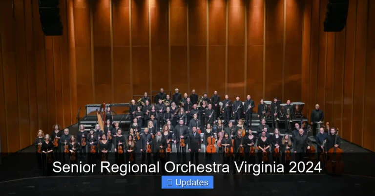 Senior Regional Orchestra Virginia 2024