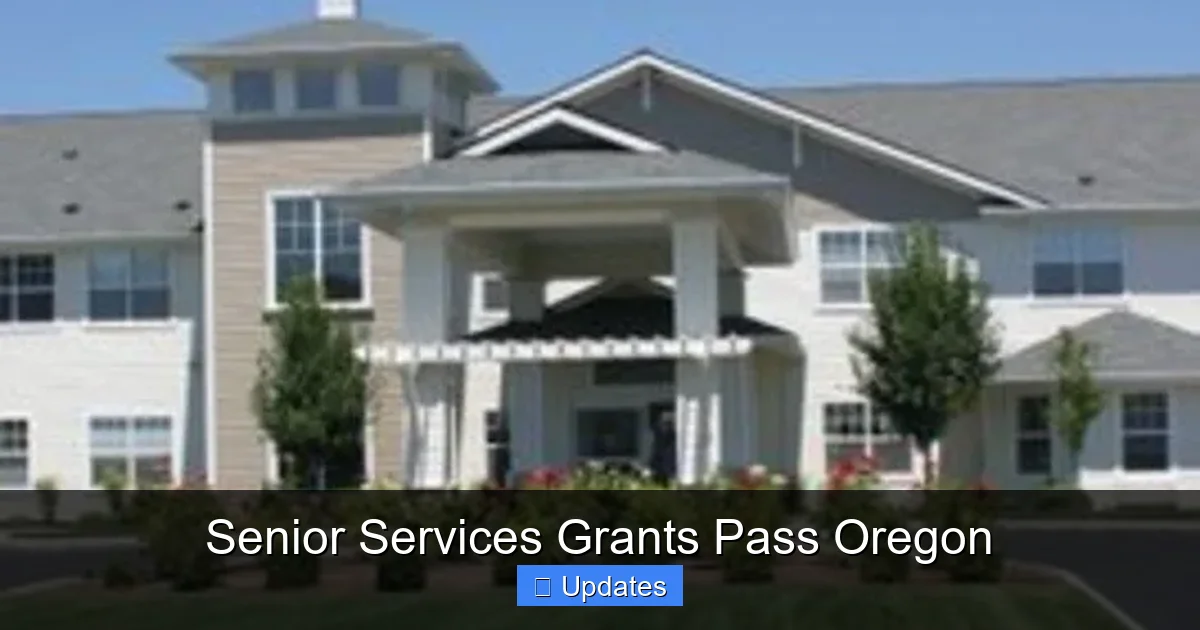 Senior Services Grants Pass Oregon