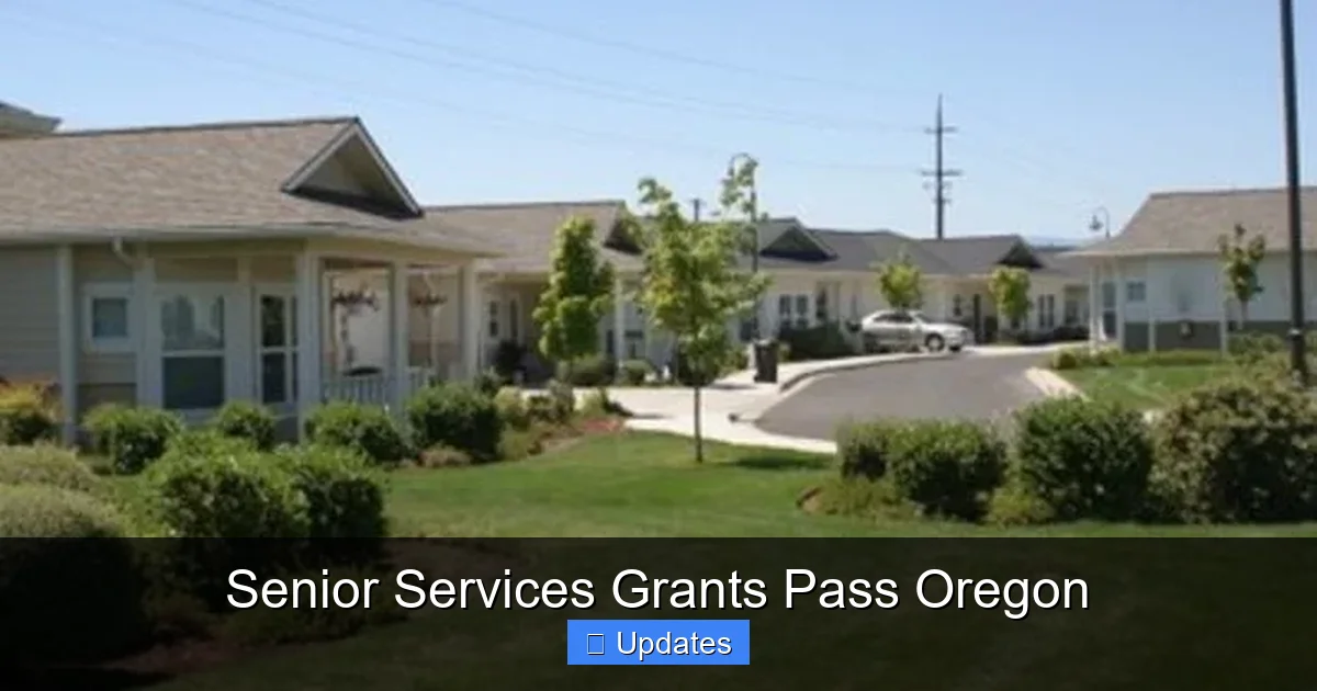 Senior Services Grants Pass Oregon