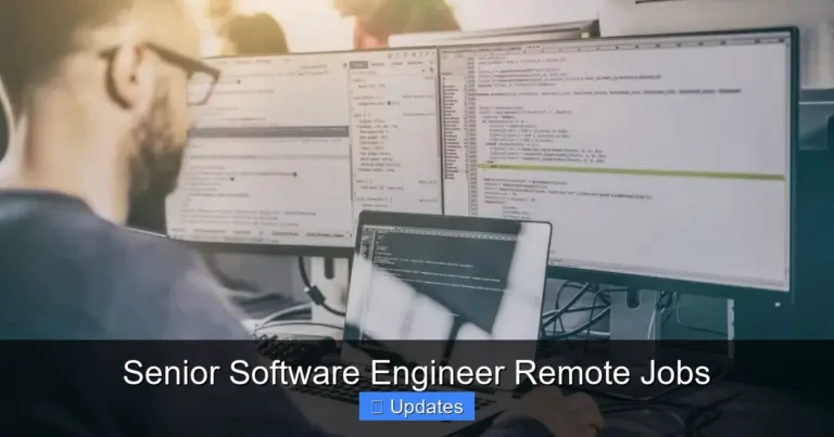 Senior Software Engineer Remote Jobs