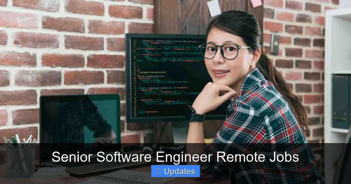 Senior Software Engineer Remote Jobs - SeniorsProTalk