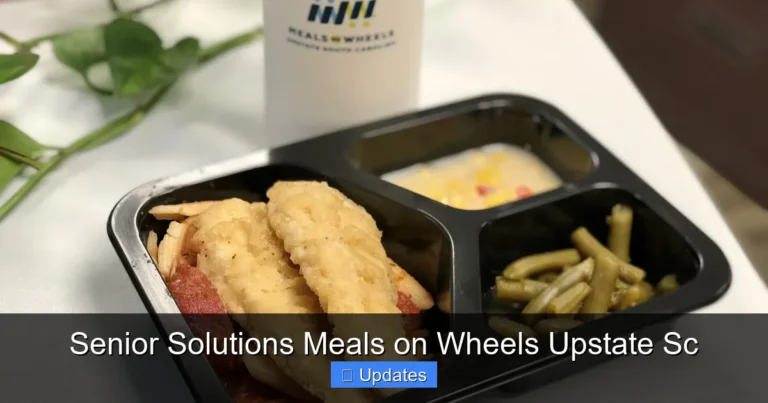 Senior Solutions Meals on Wheels Upstate Sc