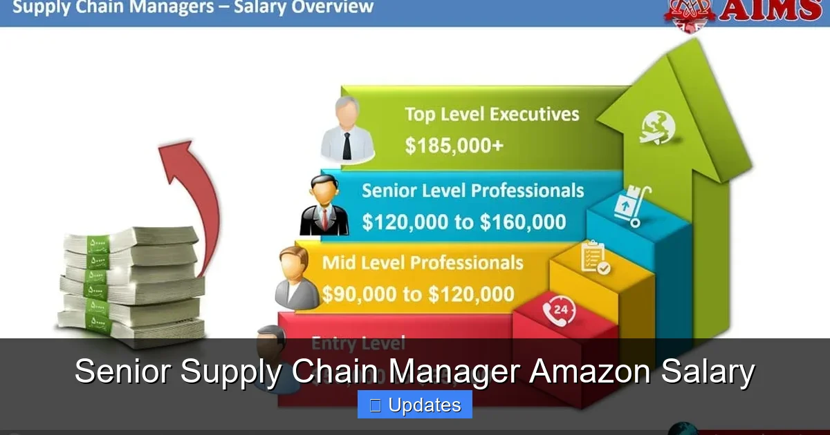 Senior Supply Chain Manager Amazon Salary - SeniorsProTalk