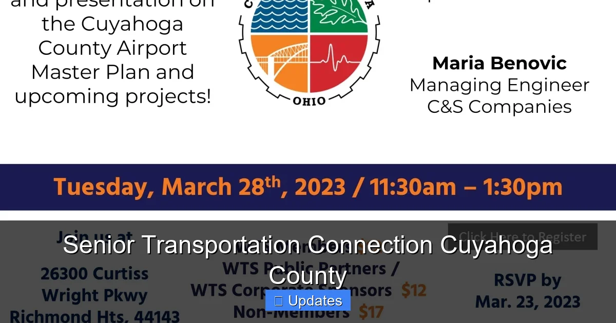 Senior Transportation Connection Cuyahoga County