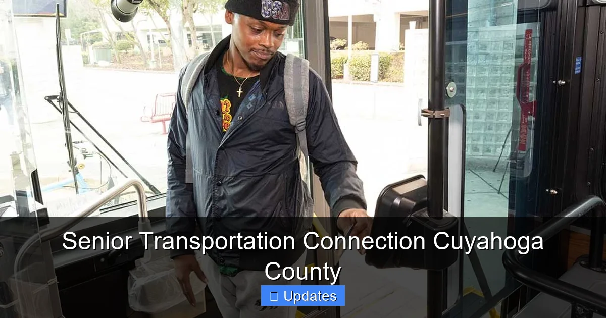 Senior Transportation Connection Cuyahoga County