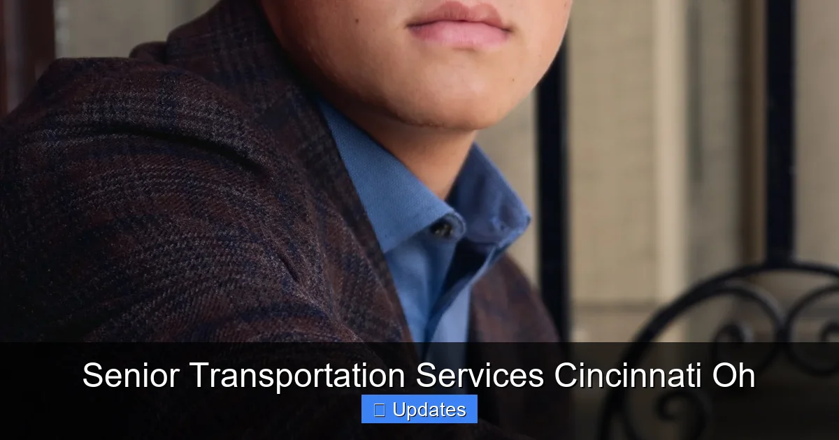 Senior Transportation Services Cincinnati Oh