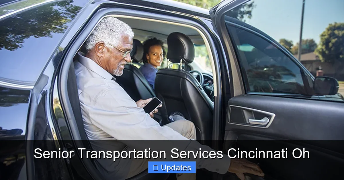 Senior Transportation Services Cincinnati Oh