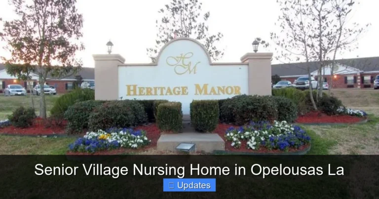 Senior Village Nursing Home in Opelousas La
