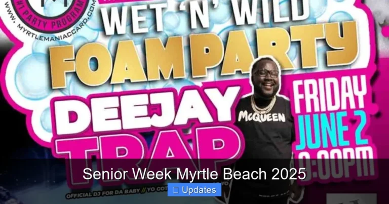 Senior Week Myrtle Beach 2025