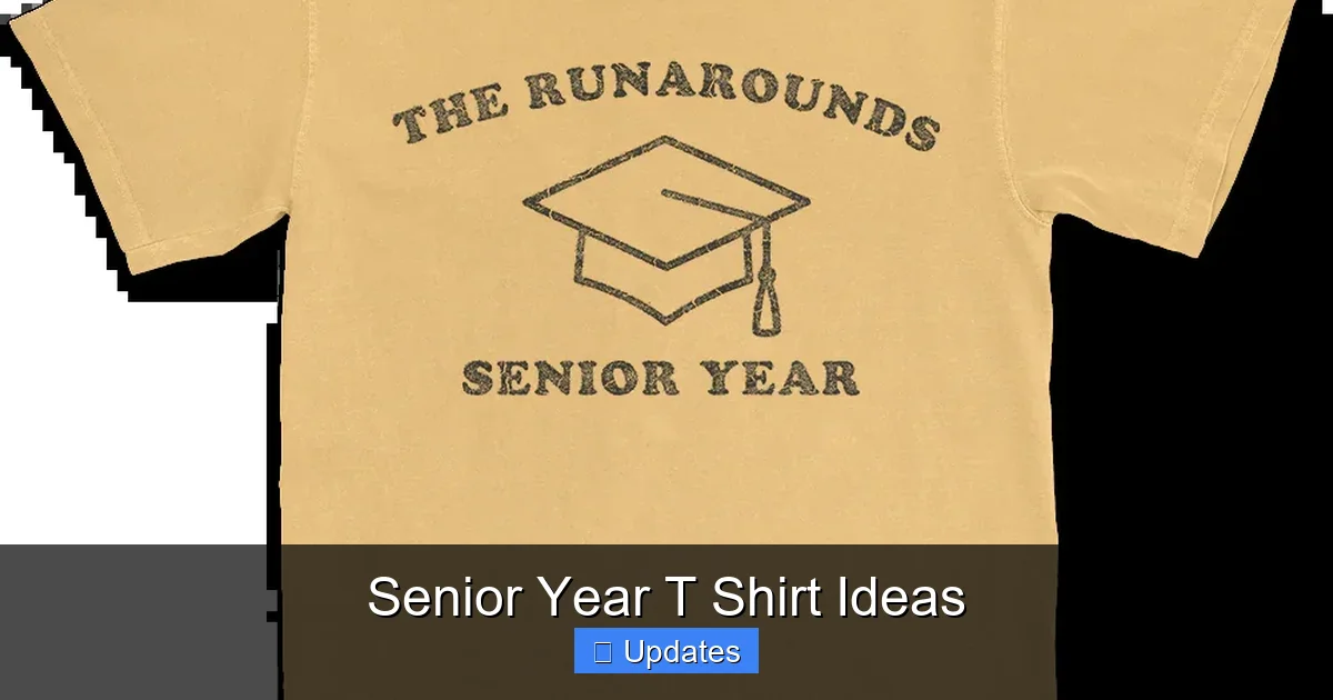 Senior Year T Shirt Ideas