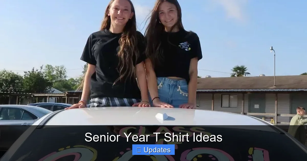 Senior Year T Shirt Ideas