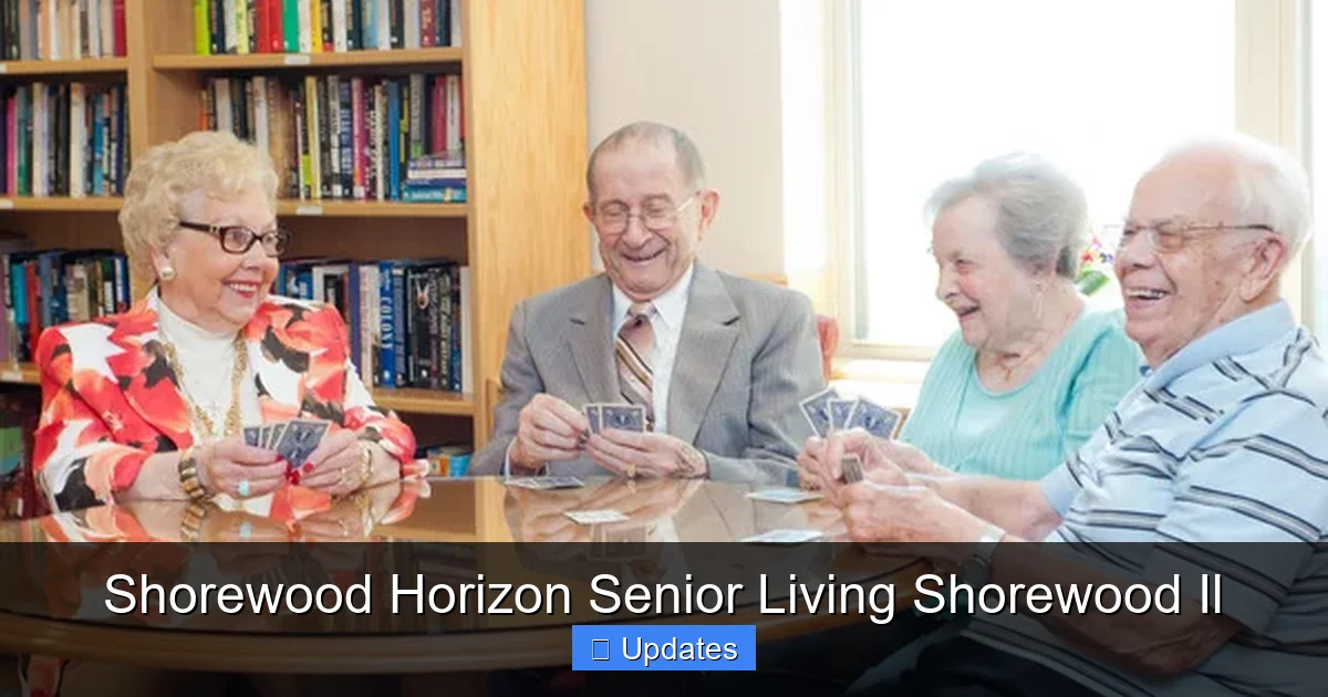 Shorewood Horizon Senior Living Shorewood Il
