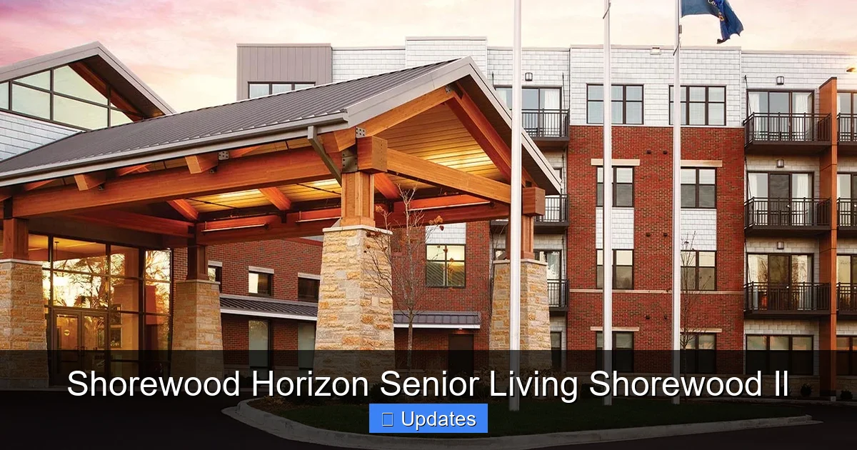 Shorewood Horizon Senior Living Shorewood Il