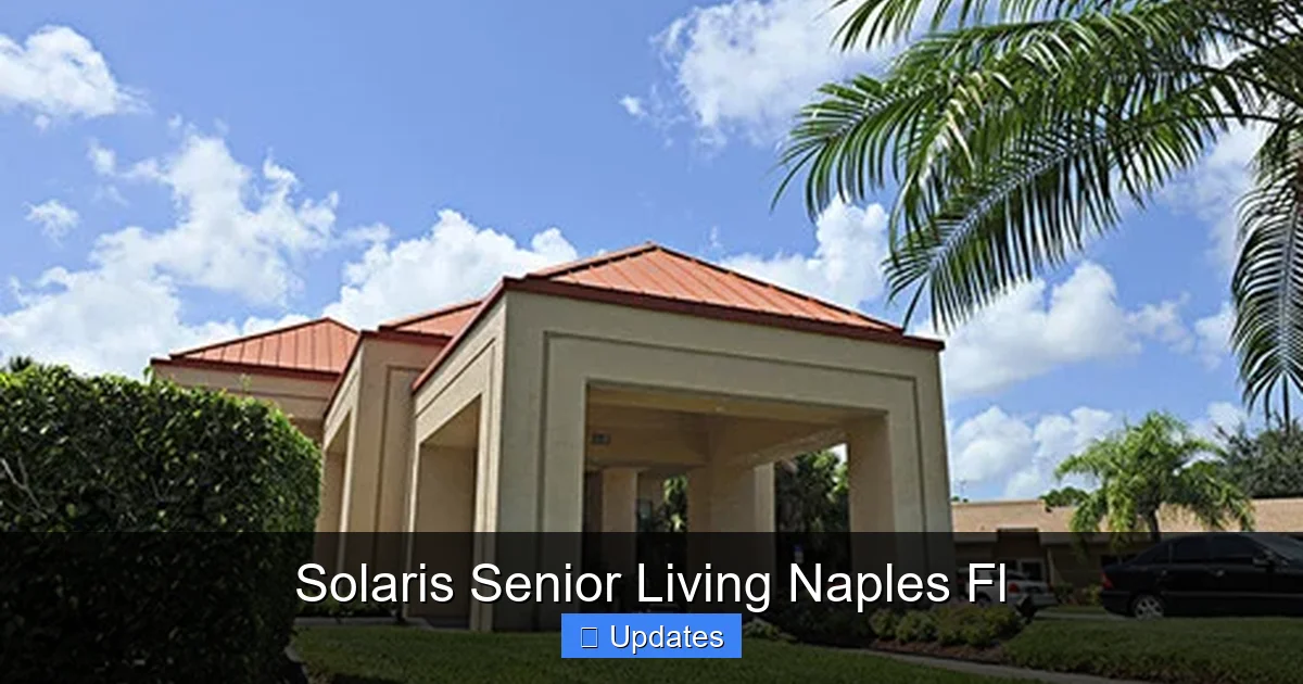 Solaris Senior Living Naples Fl