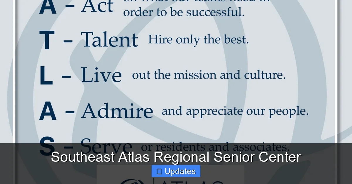 Southeast Atlas Regional Senior Center