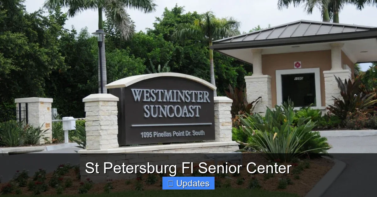 St Petersburg Fl Senior Center