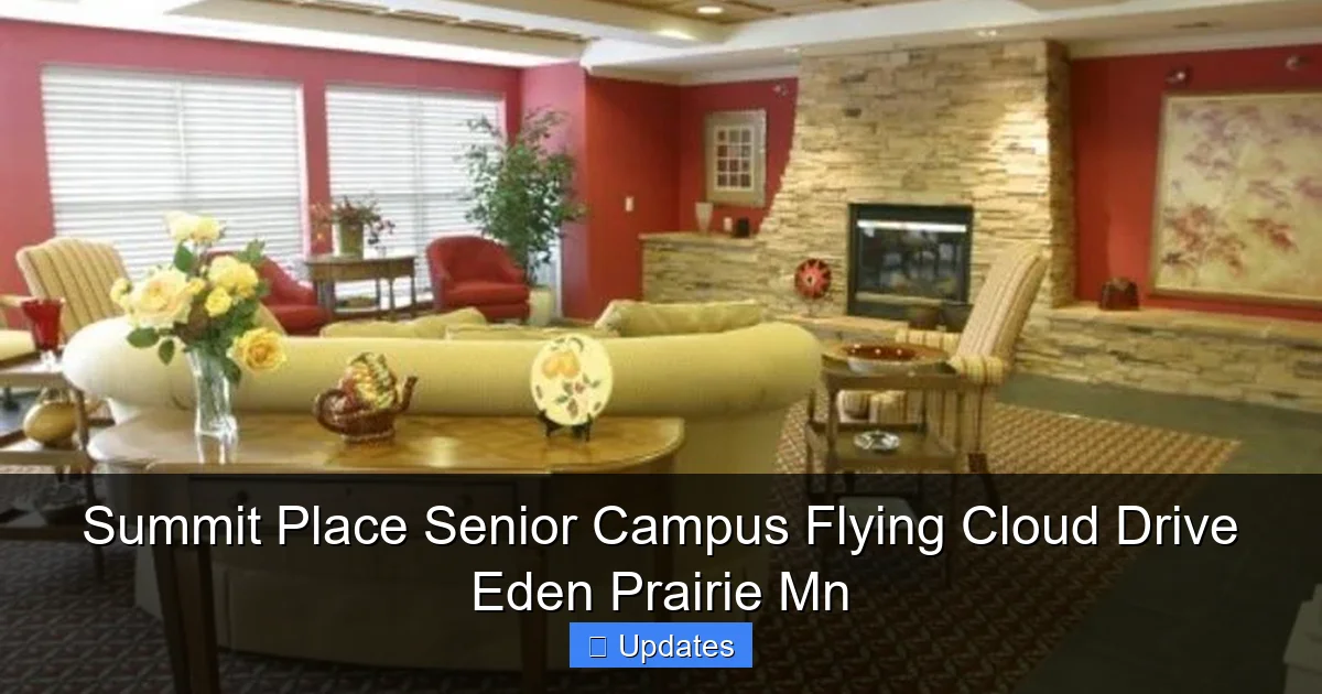 Summit Place Senior Campus Flying Cloud Drive Eden Prairie Mn