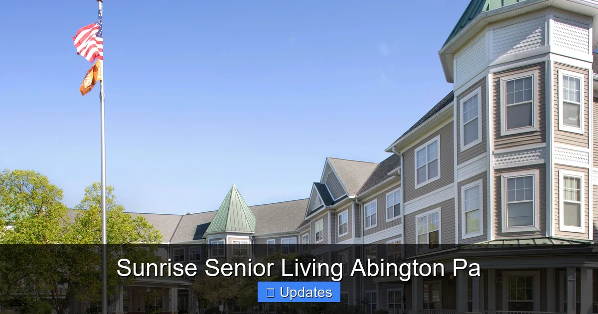 Sunrise Senior Living Abington Pa