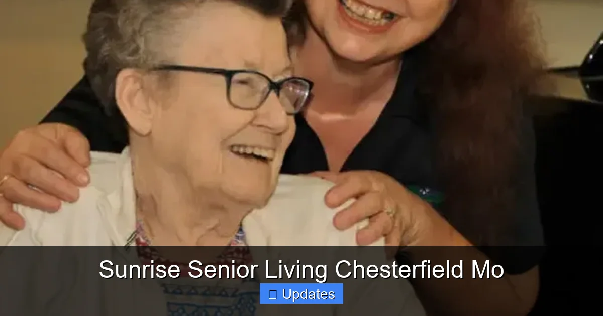 Sunrise Senior Living Chesterfield Mo