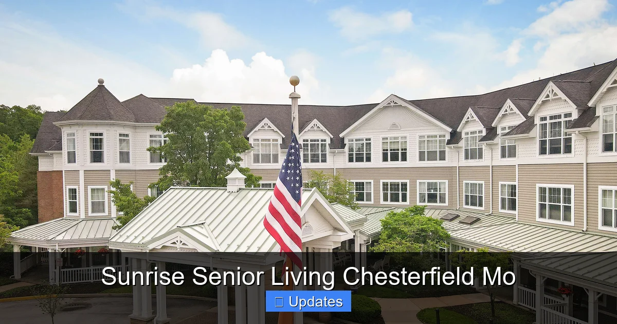 Sunrise Senior Living Chesterfield Mo