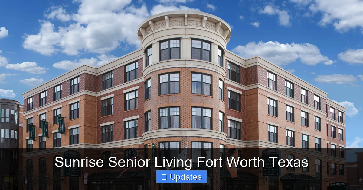 Sunrise Senior Living Fort Worth Texas