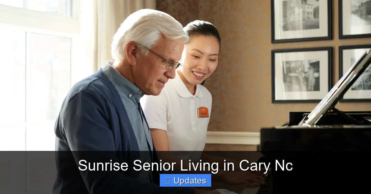 Sunrise Senior Living in Cary Nc