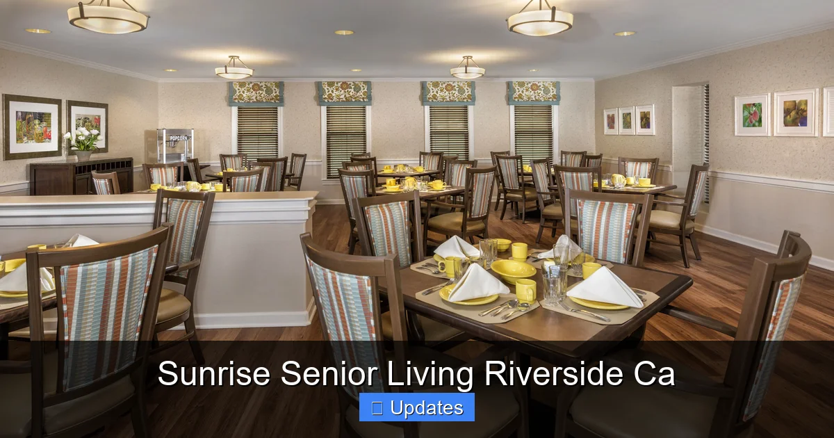 Sunrise Senior Living Riverside Ca