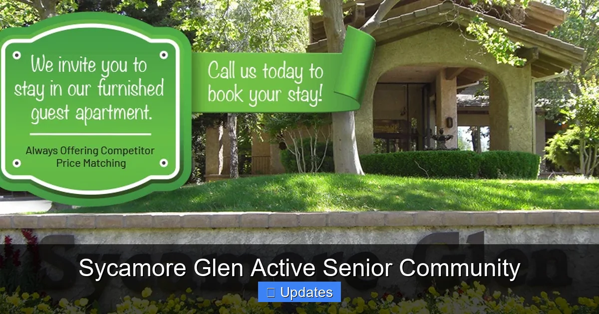 Sycamore Glen Active Senior Community