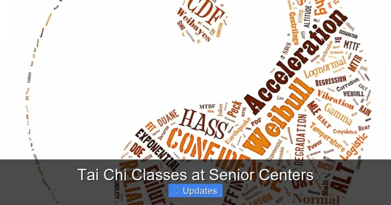 Tai Chi Classes at Senior Centers