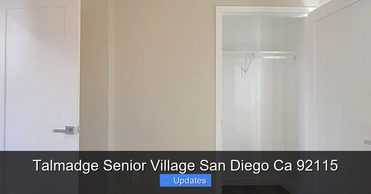 Talmadge Senior Village San Diego Ca 92115