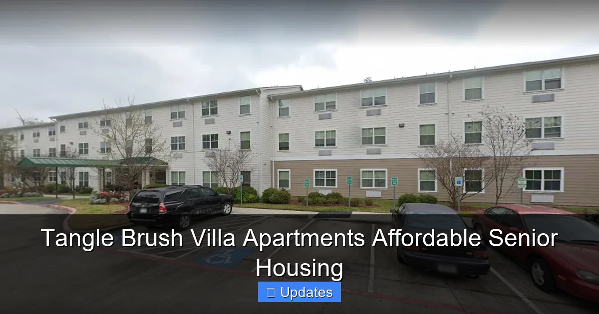 Tangle Brush Villa Apartments Affordable Senior Housing