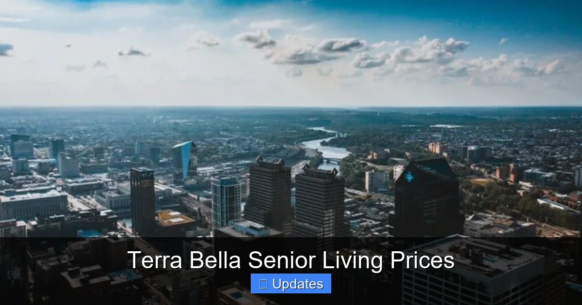 Terra Bella Senior Living Prices