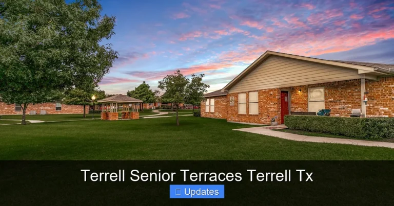 Terrell Senior Terraces Terrell Tx